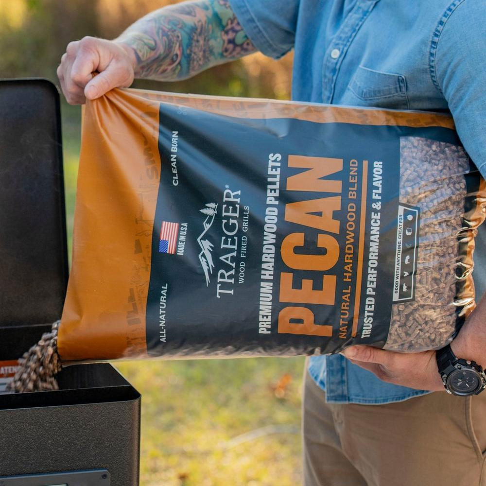 Traeger 20Lb Pecan BBQ Hardwood Pellets PEL314