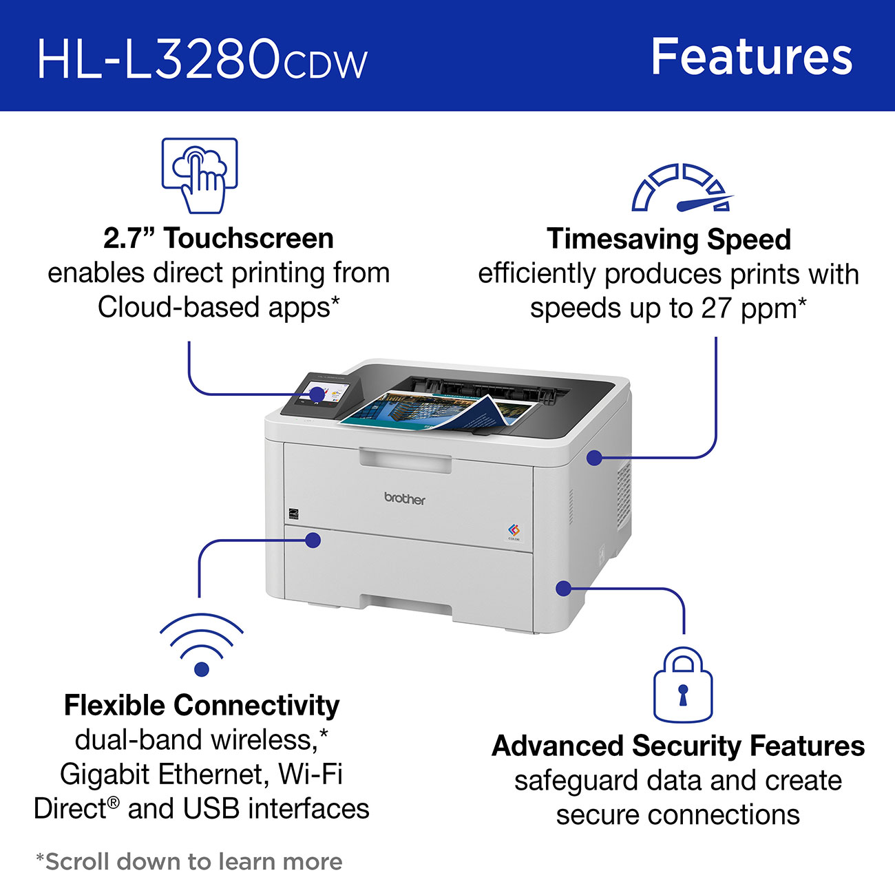 Brother - HL-L3280CDW - Printers & Scanners
