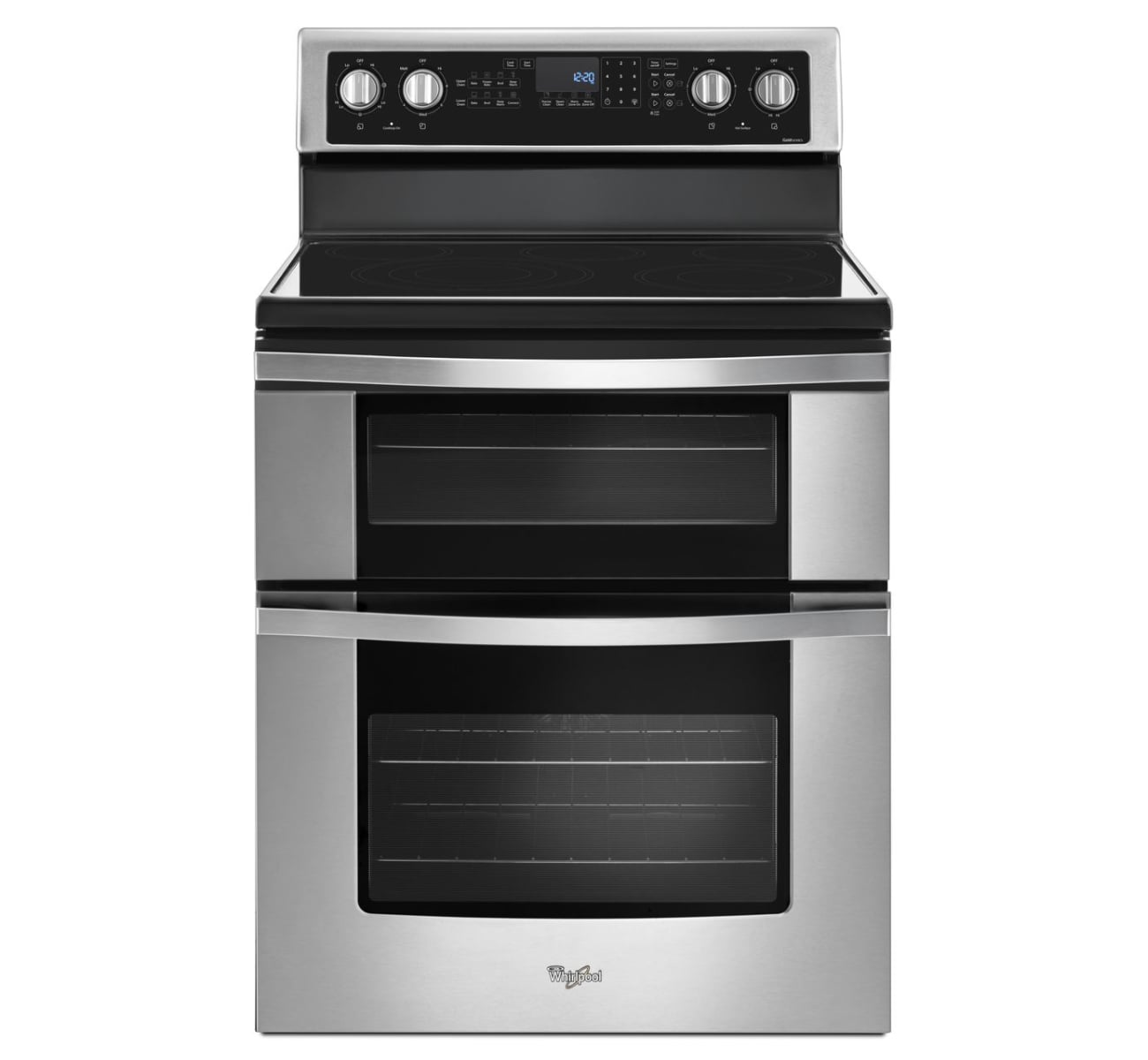 101584 Whirlpool 6.7 Cu. Ft. Electric Double Oven Range in SS | Abt