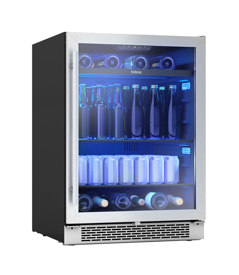 Front Angled View Image of Beverage Cooler