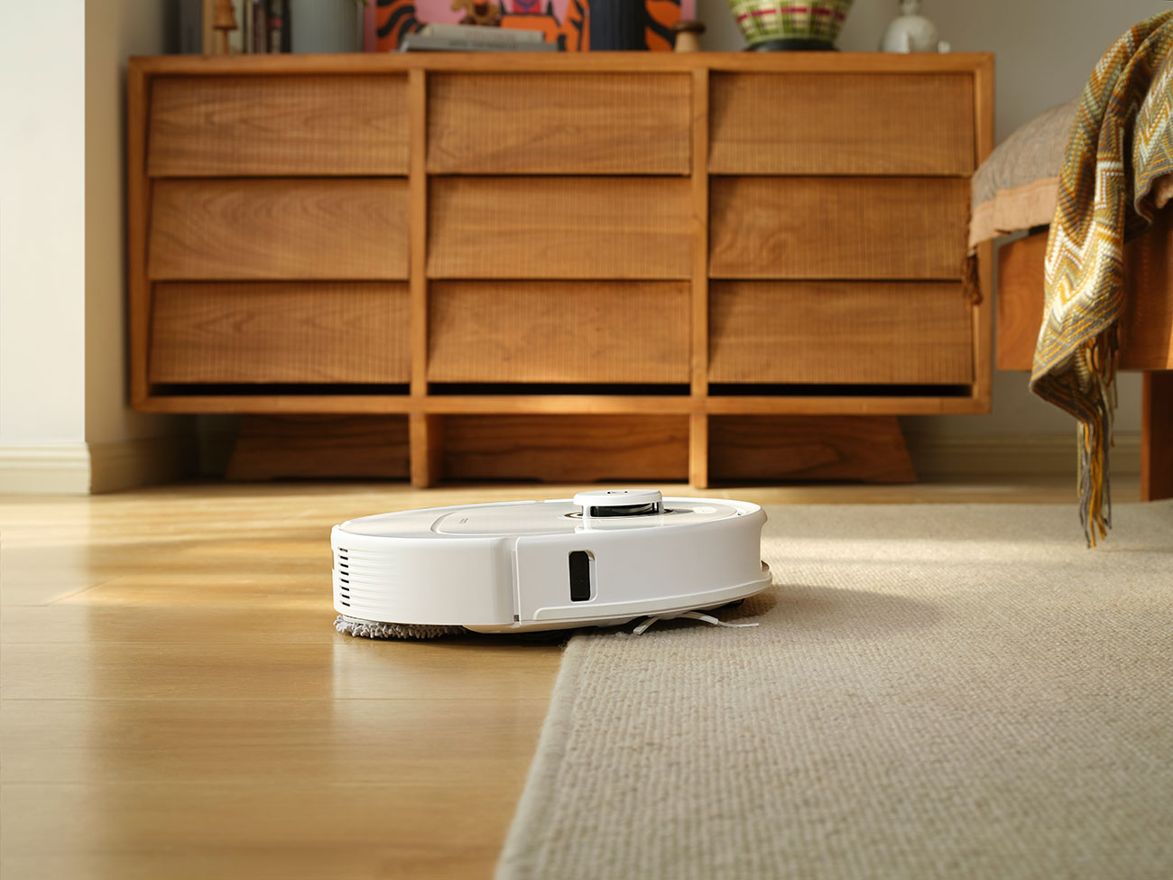 Roborock Robot Vacuum on a rug