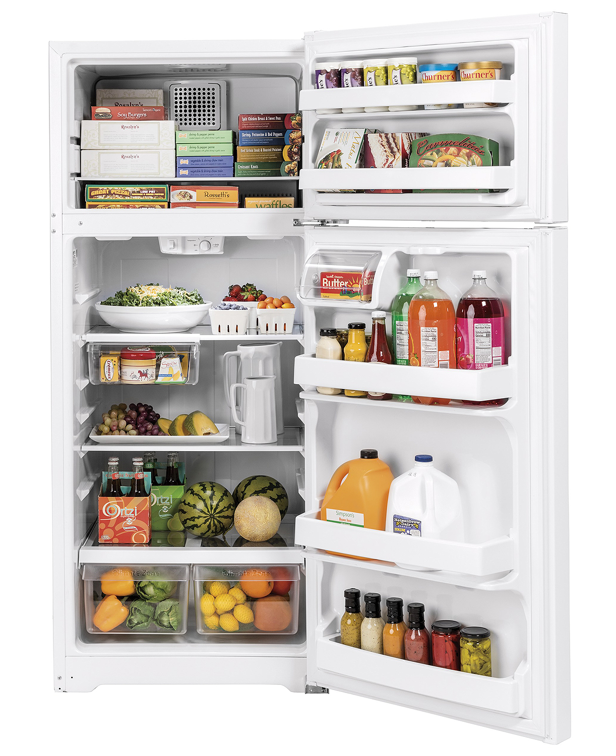 GE - GTS18HGNRWW - Top Freezer Refrigerators