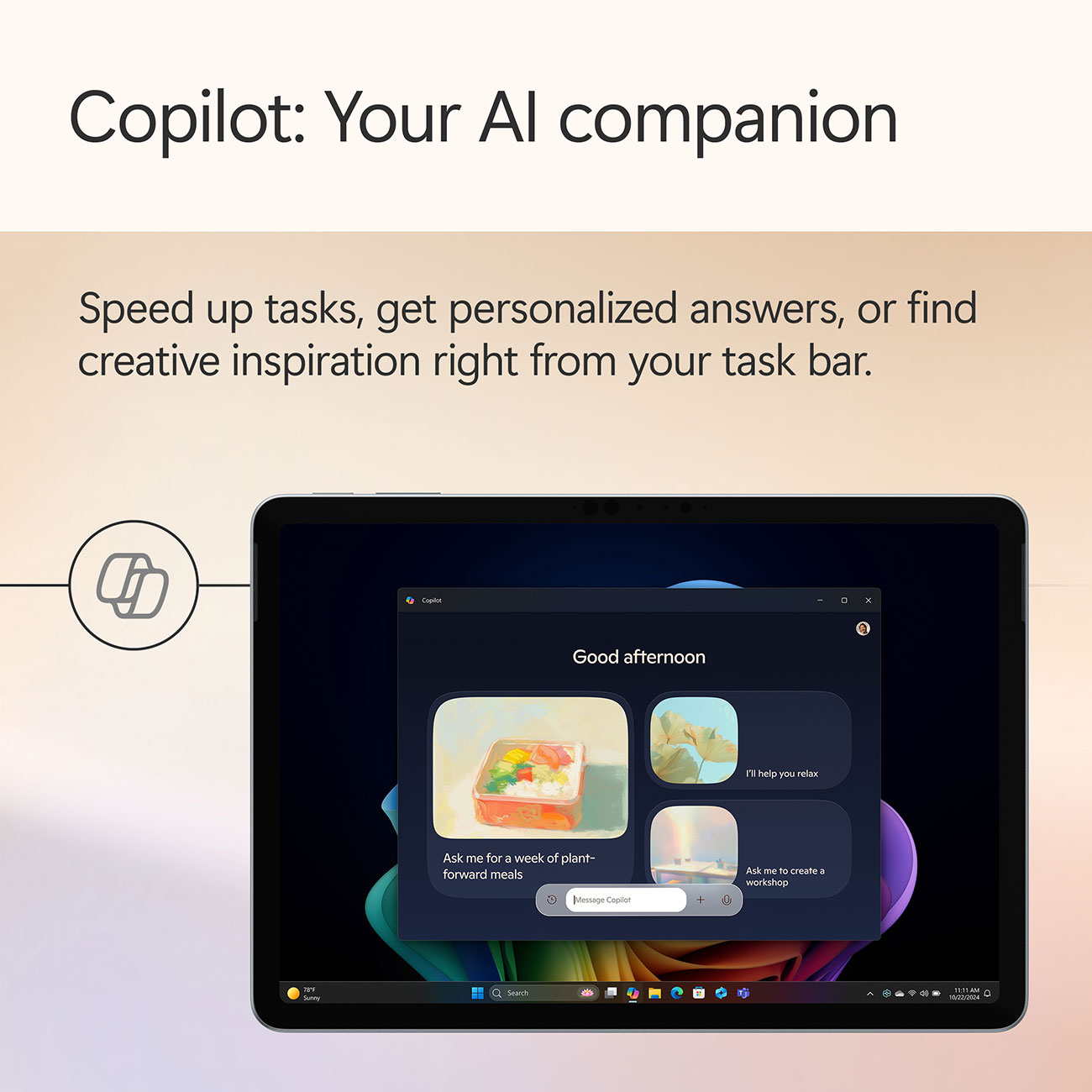 Infographic View of Microsoft Surface Pro Copilot Feature
