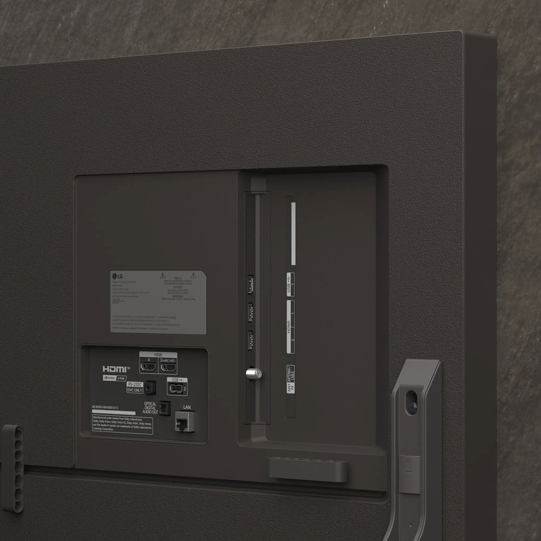 Close Up View Of The TV Ports