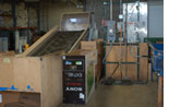 Styrofoam recycling processor at Abt's Recycling Center