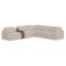 Flexsteel Camden Straight Console in Dusty Taupe Leather