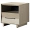 BDI Kava Bedroom 20" Nightstand in Washed Oak