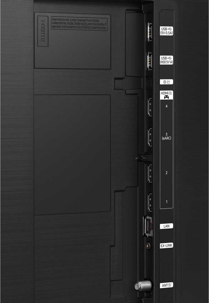 View Of The TV Ports