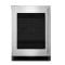 KitchenAid 5.2 Cu. Ft. Undercounter Refrigerator with Glass Door Left-Hinge 24-Inch in Stainless Steel