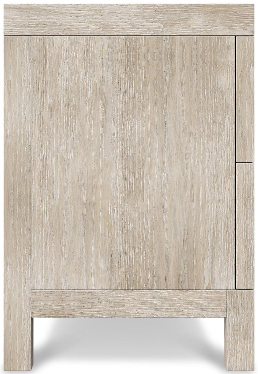 Large image of Bernhardt Prado Nightstand in Tawny | Bright Graphite