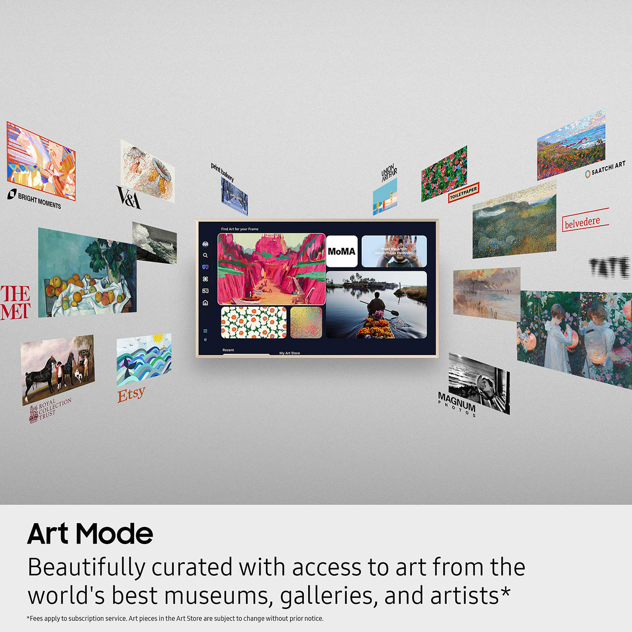 Infographic View of Samsung Neo QLED 4K Smart TV Art Feature