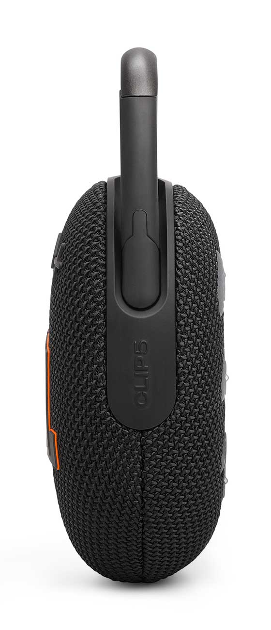 Right Side view Portable Clip 5 Speaker