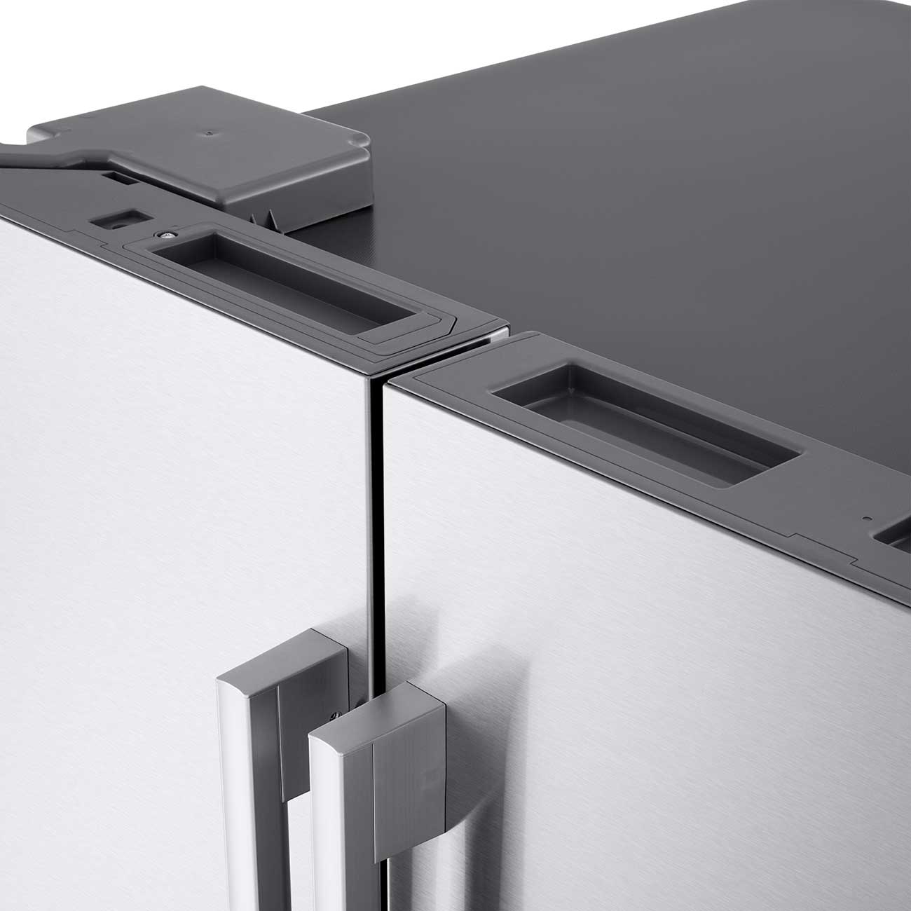 Door grip view of LG Refrigerator