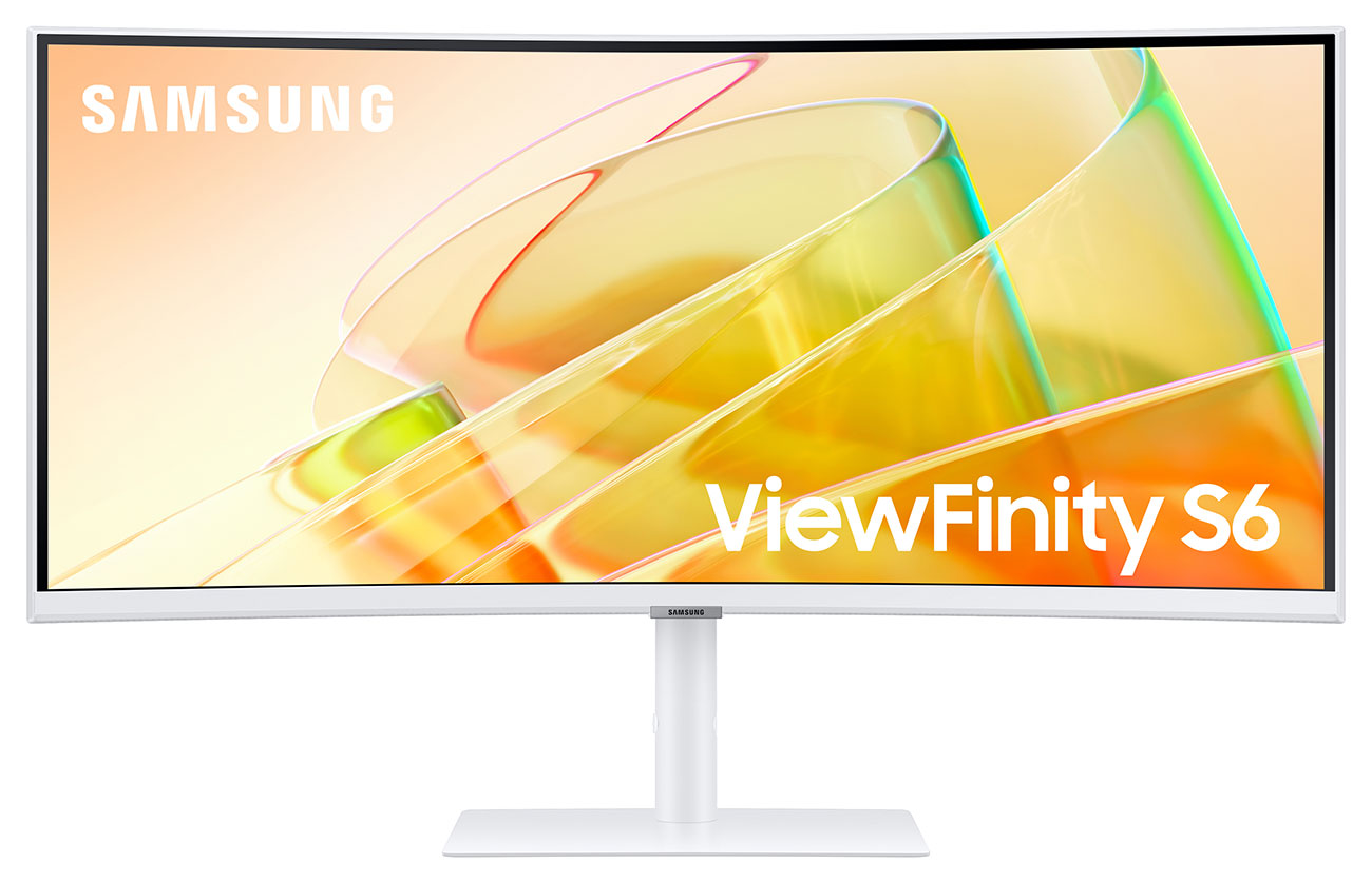 Front View of Samsung Computer Monitor