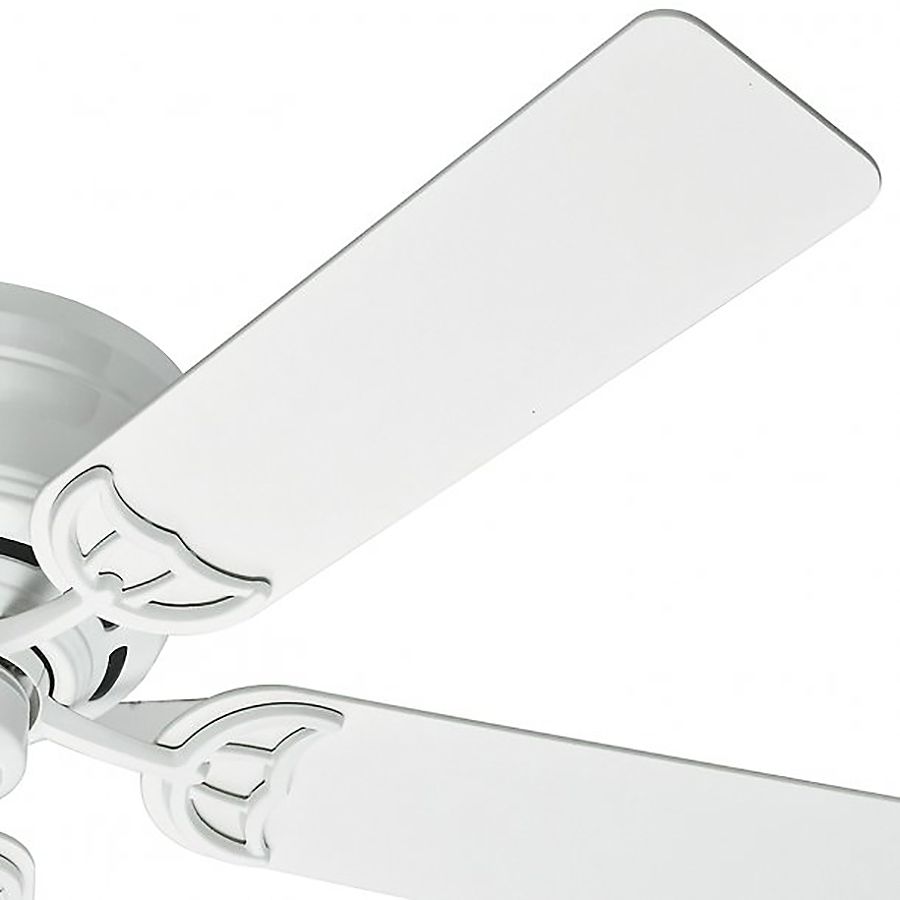 Hunter Low Profile III 52" White Ceiling Fan - 53069