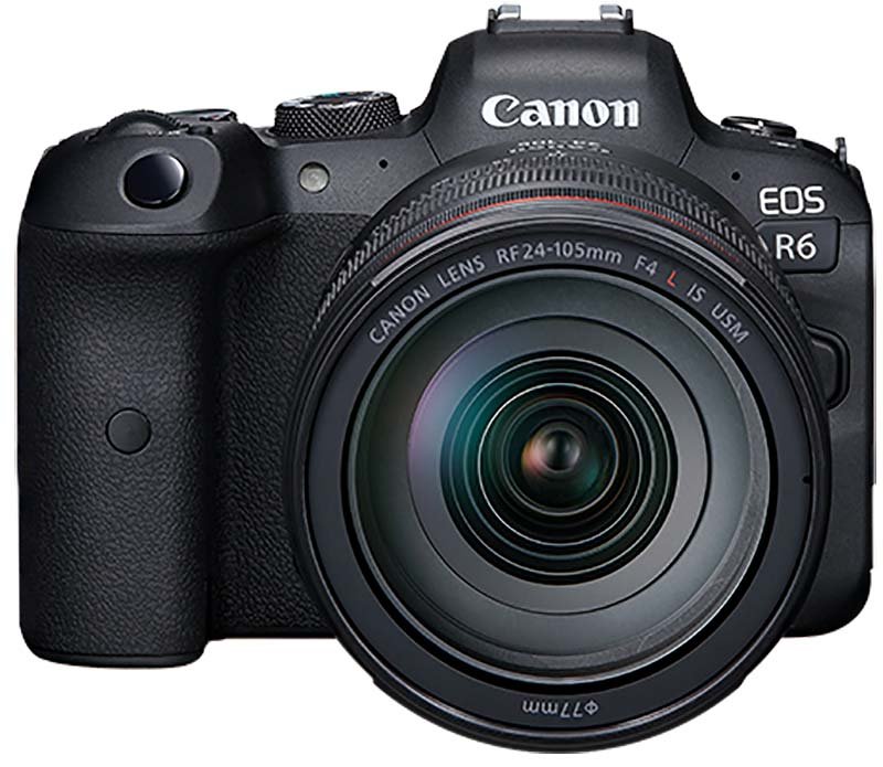 Canon EOS R6 RF 24-105mm F4 L IS USM Lens Kit - 4082C012