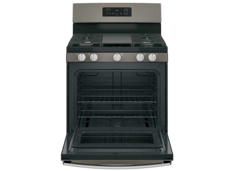 GE 30" Slate Freestanding Gas Range - JGBS66EEKES