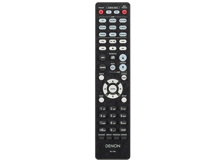 Denon Black Integrated Amplifier With 70W Power Per Channel - PMA-600NE