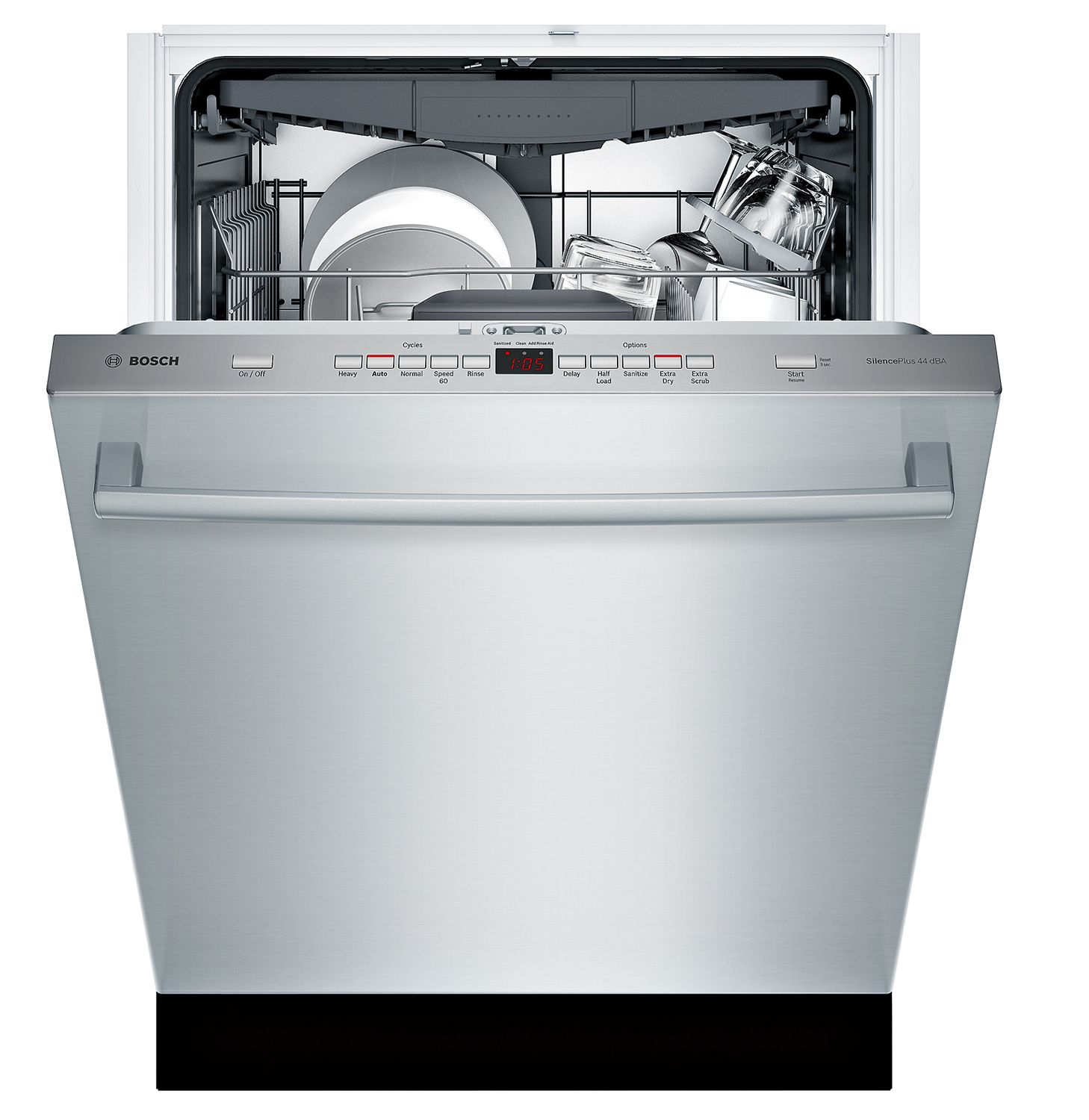 Bosch 24 300 Series Stainless Dishwasher Shx863wd5n
