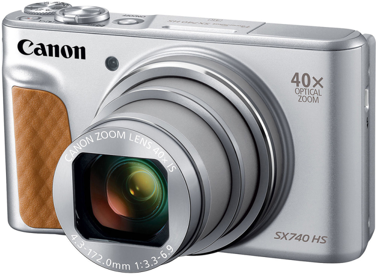 Canon PowerShot SX740 HS Silver 20.3 Megapixel Digital Camera - 2956C001