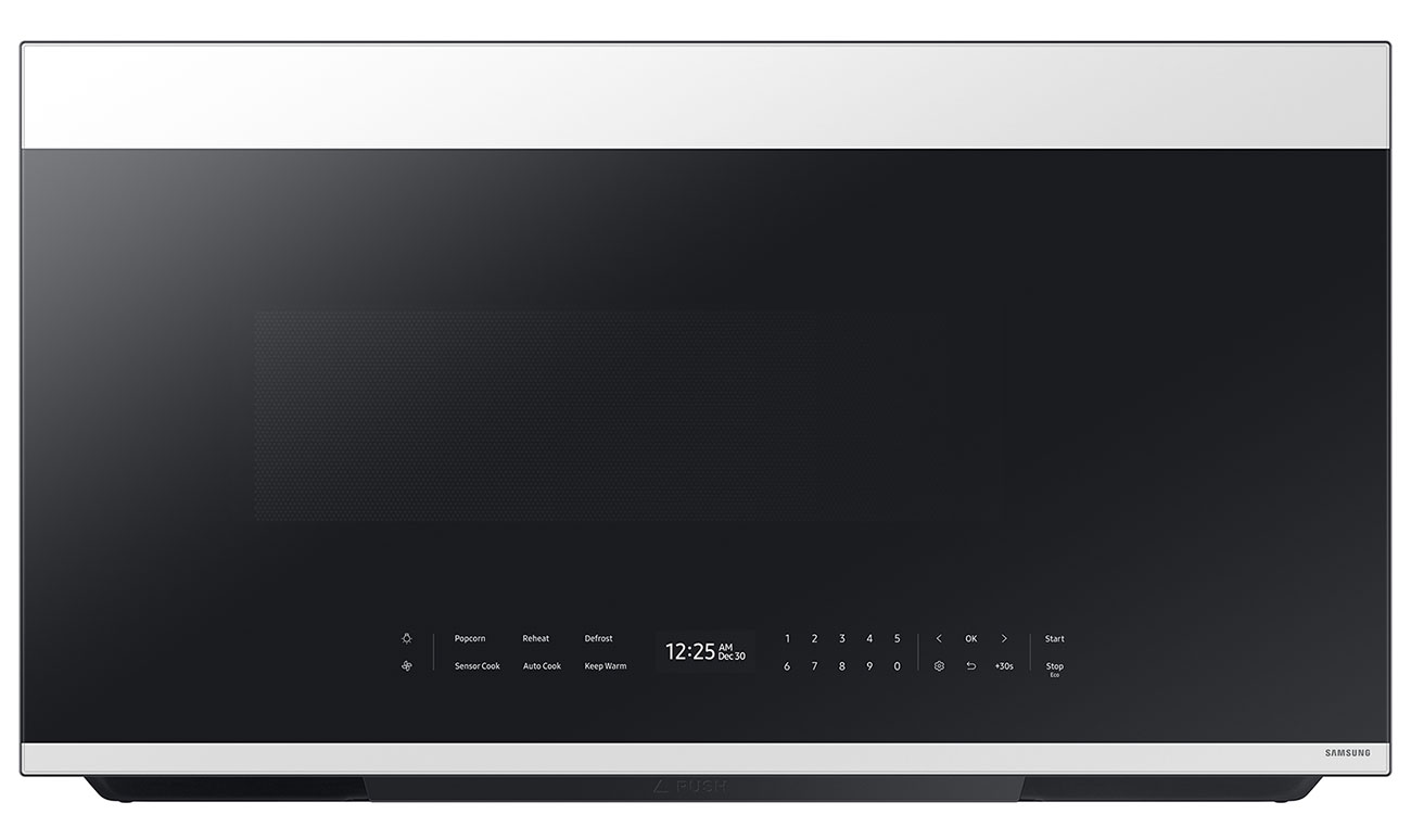 Samsung Microwave Over-The-Range 2.1 Cu. Ft. Bespoke In White Glass