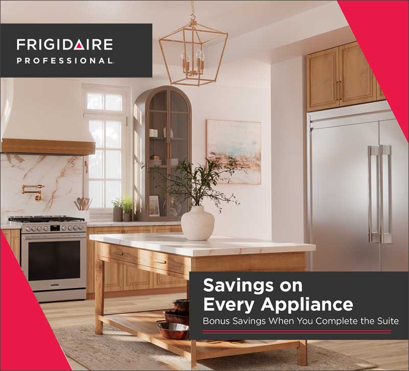 Frigidaire Professional Receive up to $2,000