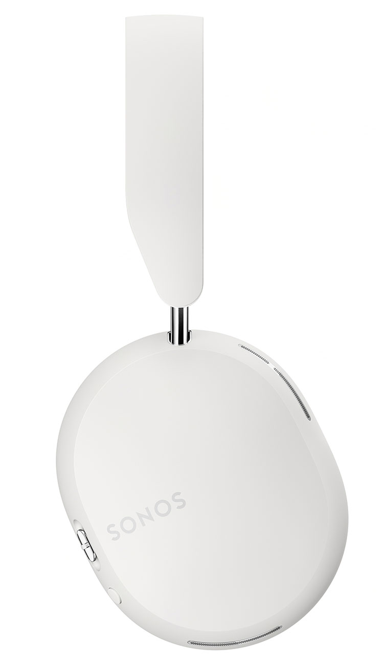 Side View of Sonos Noise Cancelling Headphones Flat 