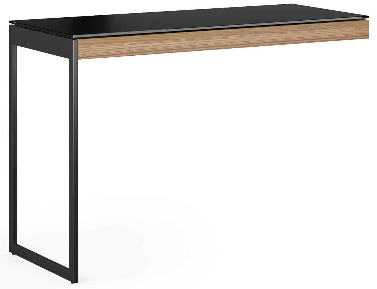 BDI Sequel 20 6112 Natural Walnut And Black Desk Return
