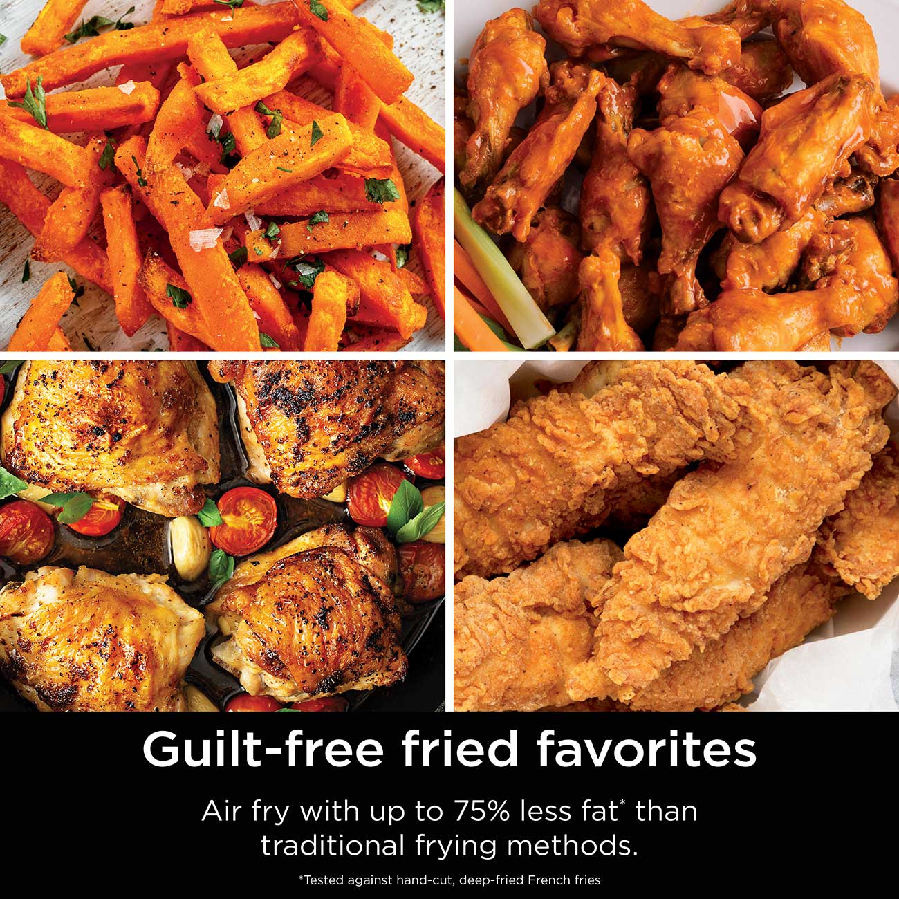 DoubleStack XL 2-Basket 10-Qt. Air Fryer Healthy Eating