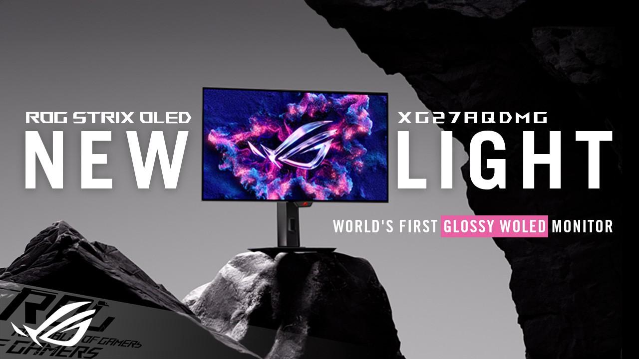 Watch The World's First Glossy WOLED Gaming Monitor - ROG STRIX OLED XG27AQDMG | ROG