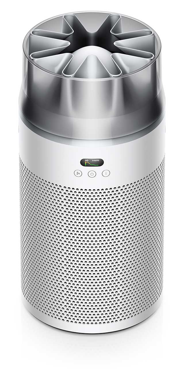 Front view of Dyson HushJet Compact Air Purifier
