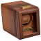 WOLF 1834 Brogue Single Watch Winder in Burnished Brown