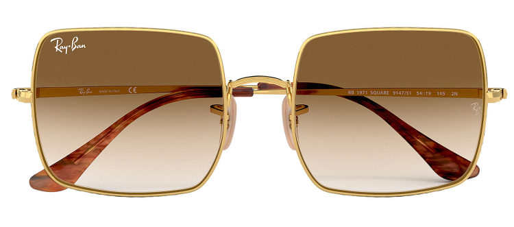 Ray-Ban Square 1971 Gradient Sunglasses - RB1971 914751 54-19 display picture 2