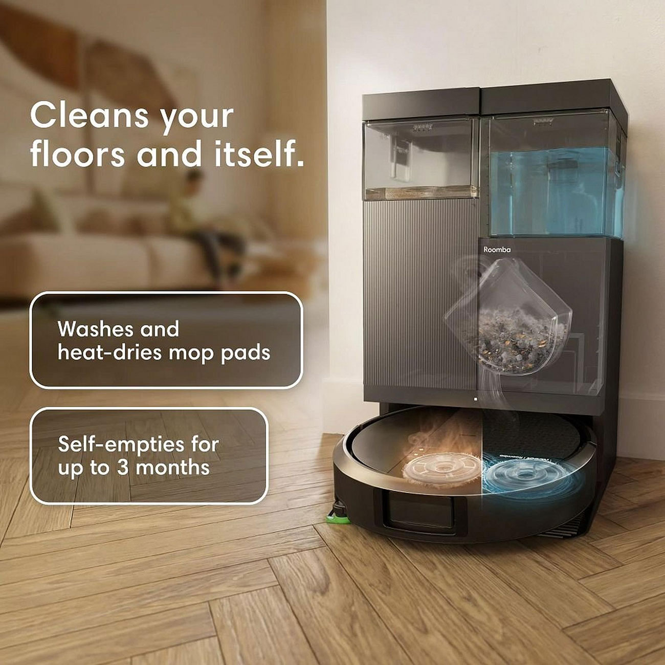 Feature View of Floor Cleaning