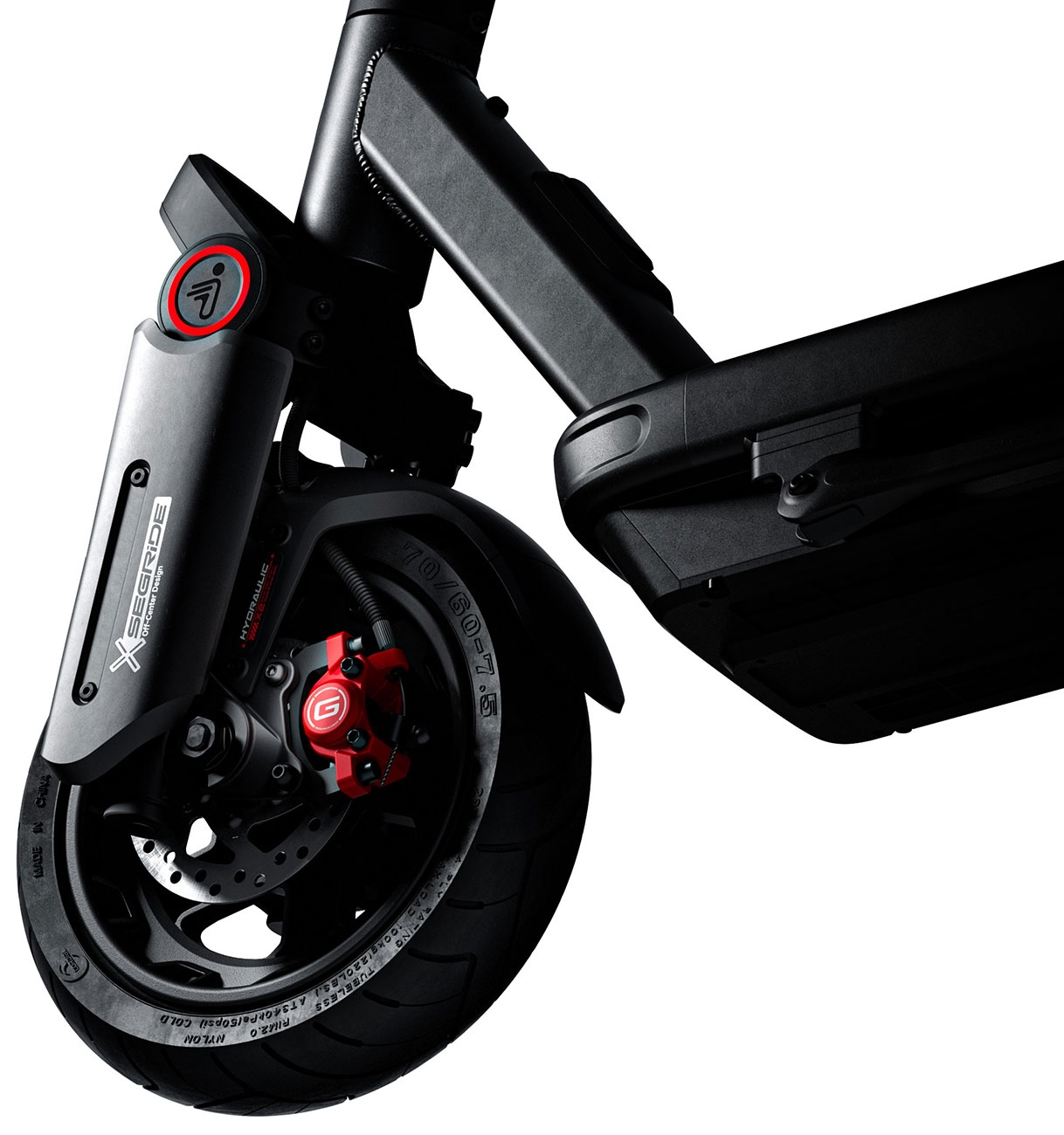 Bottom View of Segway Electric Scooter Wheel