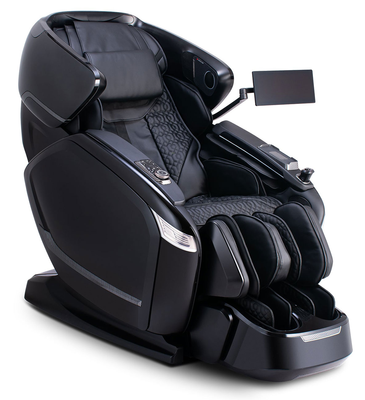 Cozzia Quantum Massage Chair in Black and Matte Black