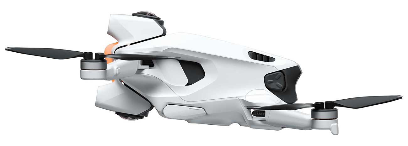 Side view of Antigravity A1 8K 360 Drone