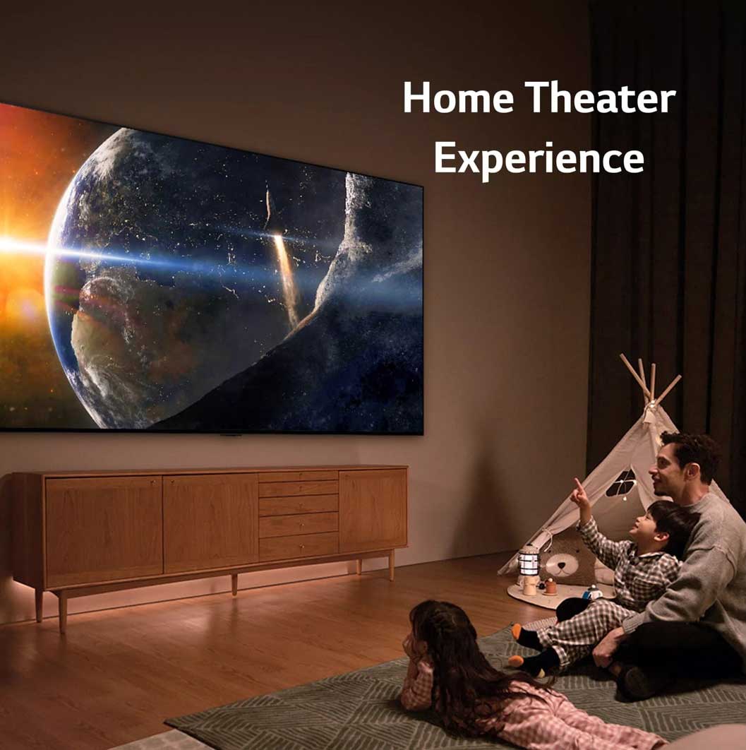 View Of Home Theater Features