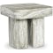 Bernhardt Arcadia Side Table in Kalta Faux Stone