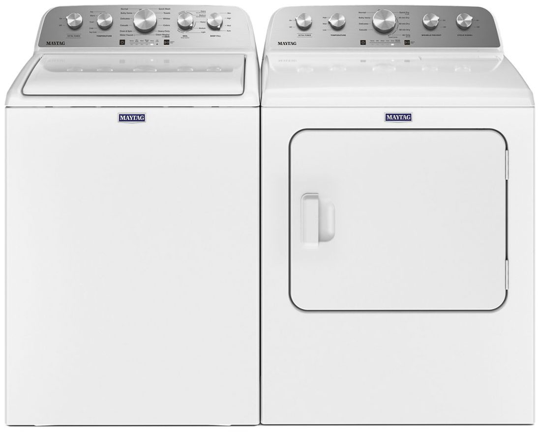 Maytag 7 Cu. Ft. White Gas Dryer MGD5030MW Abt
