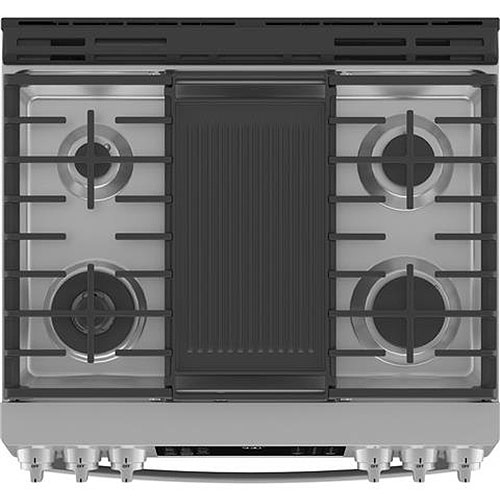 GE Profile 30" Dual Fuel SlideIn Range P2S930YPFS Abt