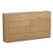 Four Hands Radius Dresser with 8 Drawers in Light Blonde Sungkai Veneer