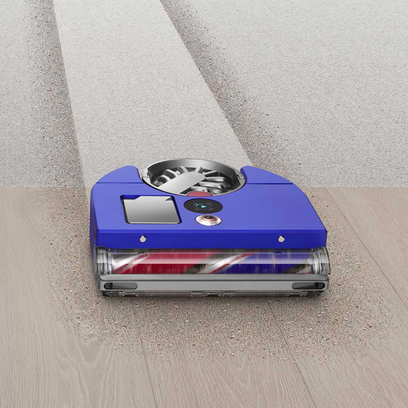 Dyson Robotic Vacuum Cleaning Floor Detail