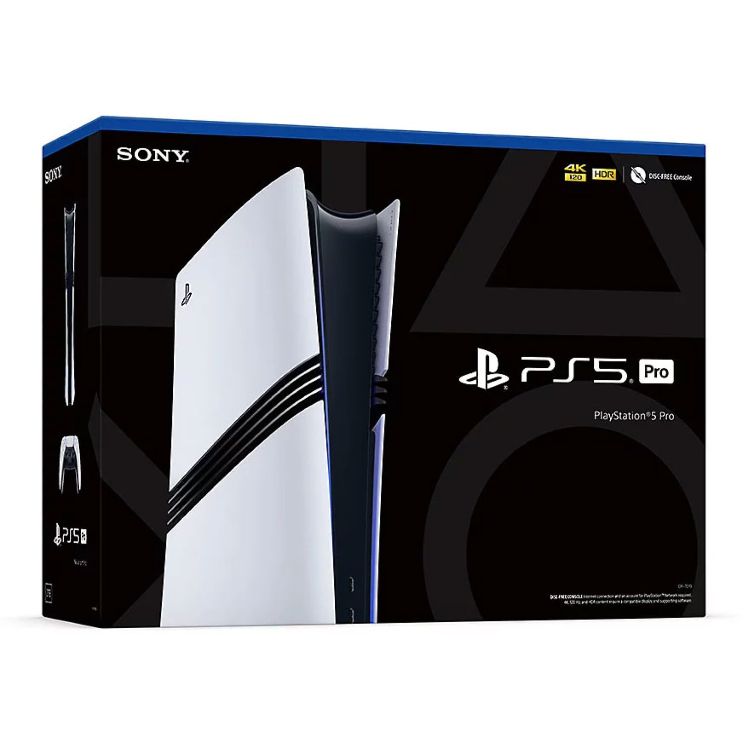PlayStation 5 Pro Console actual retail product packaging