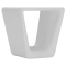 Bernhardt Hyannis Outdoor Accent Table in Bone