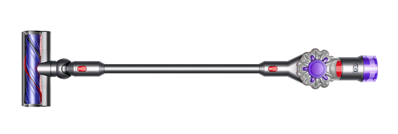 Dyson V8 Cordless Stick Vacuum from the Top
