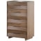 BDI Kava Bedroom Chest with 5-Drawers in Natural Walnut