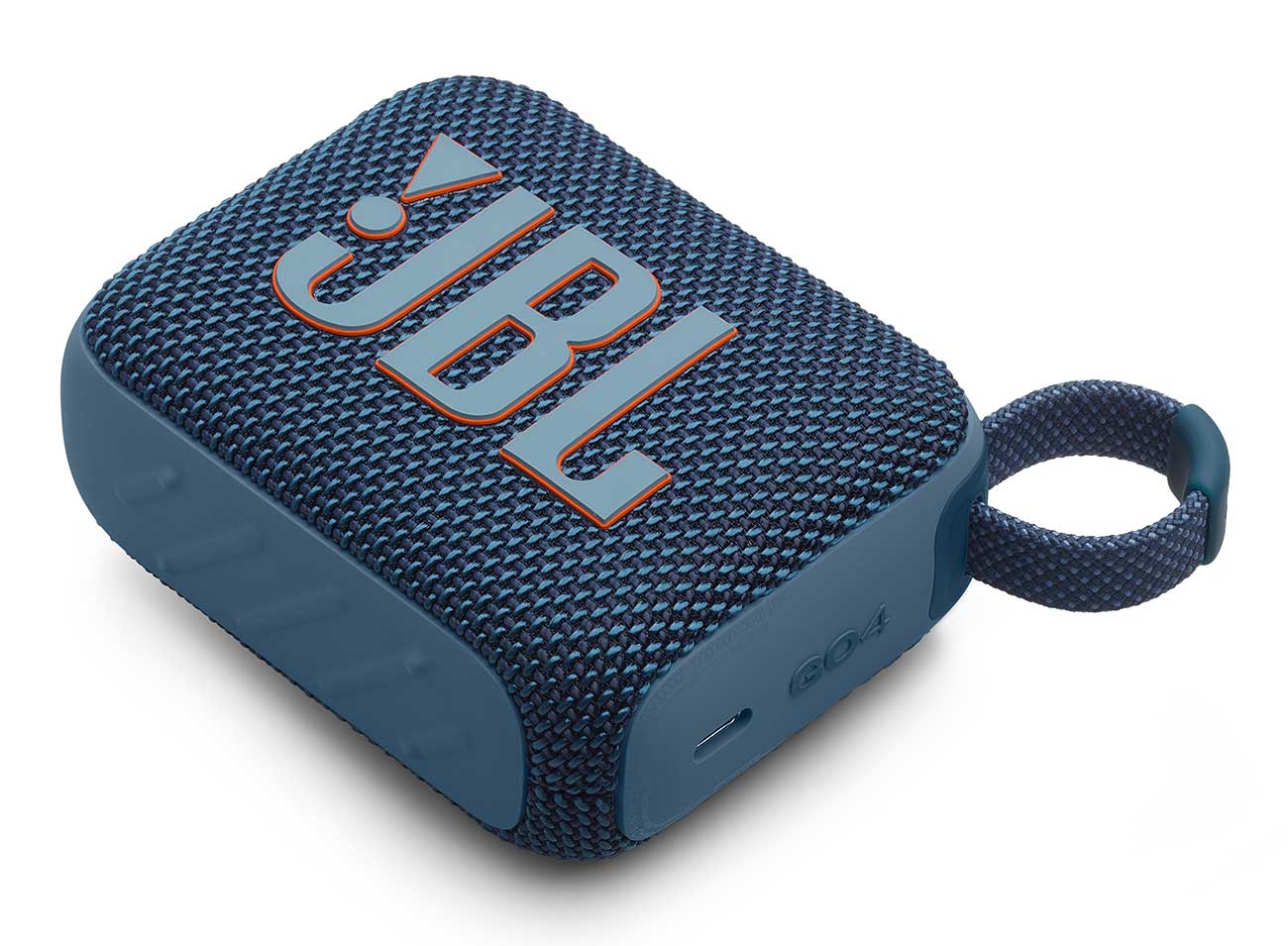 Flat Angled view of GO 4 Portable Speaker
