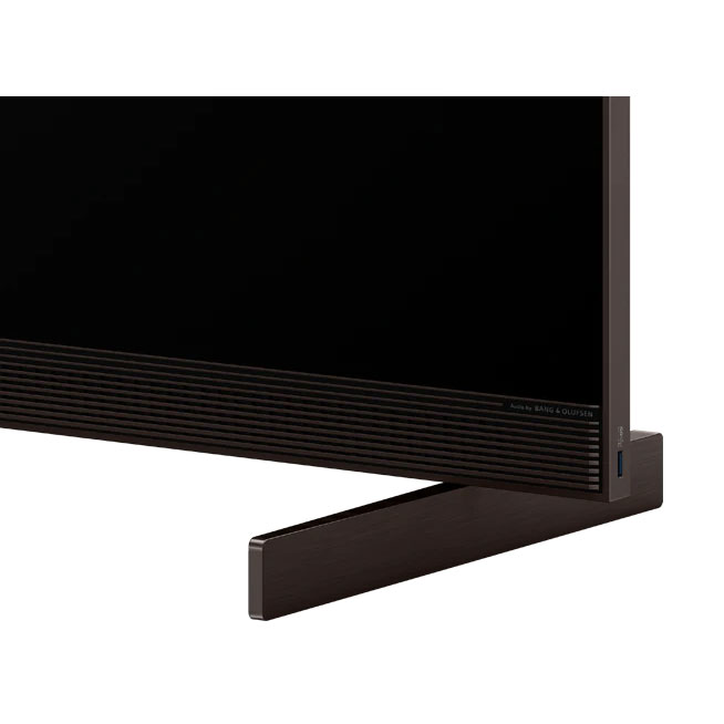 Front View of TLC QLED TV Legs