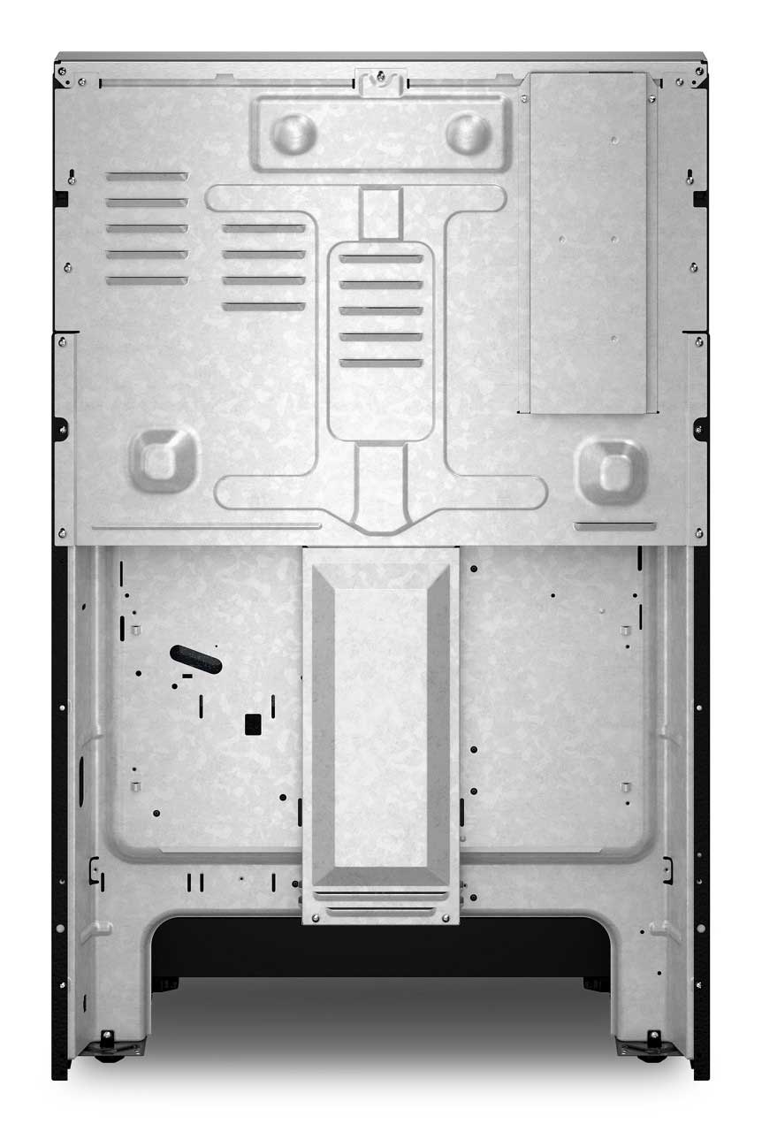 Rear View of Whirlpool Range